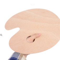 집쏙 미술용 우드 팔레트 화방팔레트 물감파레트, 원형 - 소