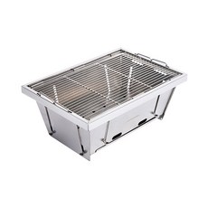 마운틴하이커 캠핑 IGT 화로대 바베큐 접이식 화로 유닛, 실버