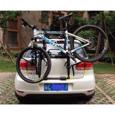 자전거 거치대 차량용 바이크 캐리어 자동차 트렁크 승용차 일반형 랙 사이클, 차량 스테인리스강 3대