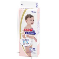 日本大王 敏感肌設計 黏貼型紙尿褲 M56/L48/XL38, 1個, 日本大王敏感肌,XL38