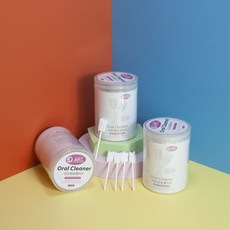 兒童口腔清潔巾 30入, 30支, 白色, 1罐