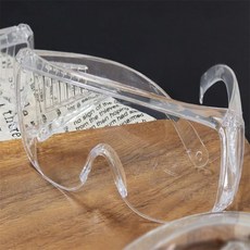 투명 보안경 김서림방지 경량소재 현장작업 시야확보, 물기 방지용