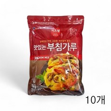 WL 이츠웰 맛있는 부침가루 1kg X 10개 식자재 바삭한 부침용 분말가루 명절전 명절음식