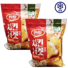 하림 치킨너겟 치킨텐더 하림치킨 냉동치킨, 1.5kg, 2개