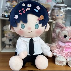 40cm 솜인형옷 봉제인형옷 여자아이 솜깅이 남자어아 갈아입히기, 40cm 앉은 아기 옷 (인형X), 블랙타이 (넥타이만)