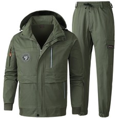 스타일닥터 봄가을 스판 작업복 야외 환경에 적응 작업복 상하복세트 워크업작업복 방수 방풍 등산복 YZT017