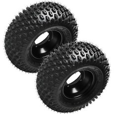 2개 세트 16x87 ATV 고카트 타이어 및 림 – 7인치 휠 어셈블리 4개 너트 110mm 볼트 패턴 미니 바이크 듄 버기 쿼드 타오타오 쿨스터에 적합 내구성 강한 오프로드