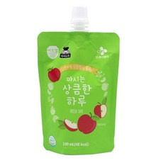 CJ 이츠웰 아이누리 마시는 상큼한하루 사과, 100ml, 2개