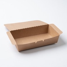 크라프트 김밥 도시락 1호 163*90*40mm, 1세트, 50개