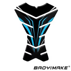 오토바이 슬립 오일 탱크 패드 측면 무릎 보호대 데칼 스티커, 1개, 28. 25 A BLUE