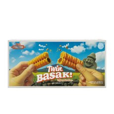 트윈바삭 감귤 1상자 제주도 기념품 간식 디저트 통곡물 구운과자, 8개, 13g