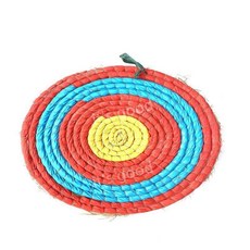 양궁 과녁판 활쏘기 양궁장 표적 화살 연습 훈련, 둥근 짚 직경 50cm  두께 2cm, 1개