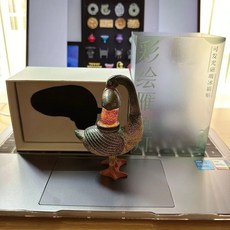 雁魚銅燈 冰箱貼 亮燈 陝西歷史博物館 樹脂, 如圖所示