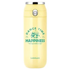 락앤락 댄스타임 접이식 손잡이 팝업식 보온병 LHC331, 옐로, 1개, 460ml