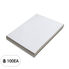문구마을 고급 마분지 450g, A4, 100개