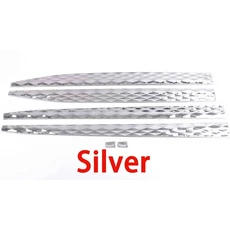 현대 커스토 2021 프로텍터 플레이트 자동차 외장 액세서리 스테인레스 스틸 차량 측면 도어 바디 몰딩 트, 02 Sliver