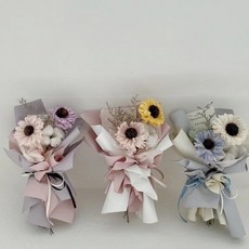 Floraflower 太陽花系列乾燥花花束〖送禮必備〗畢業季/教師節/情人節/告白浪漫精選, 圖三,花束