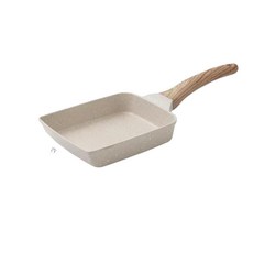玉子燒不粘煎鍋 方形麥飯石早餐平底鍋, 1個, 16.5cm