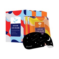 스팀 아이마스크 스팀 온열 안대 눈 찜질팩, 10개, 1개입