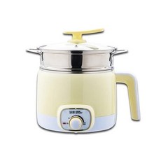 鍋寶 316多功能防燙美食鍋 1.7L 黃色 附蒸籠 BF-9311YW 防燙美食鍋, 鍋寶316雙層美食鍋 黃色