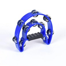 탬버린 타악기 파티용 핸드벨 컴팩트 더블 하프문 드럼 벨 오르프, 1개, 2. C