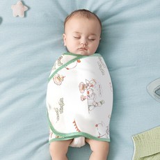 ZSHUO中碩 防驚跳繈褓巾 護翼護肚二合一新生兒包巾