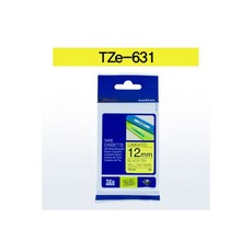 브라더 라벨 PT2430PCS PTP700 12mm TZe631 노랑, 브라더 라벨 PT-2430PCS PT-P700 12mm, 1개