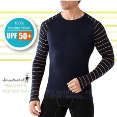 【SmartWool】L零碼送》男 中厚保暖 圓領長袖羊毛衛生衣 NTS250 內搭衣 刷毛衣 登山底層衣 SS601