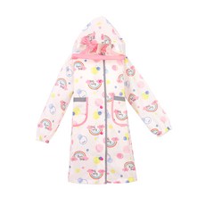 윙하우스 레인보우 레인코트 우비 비옷 투명 챙 똑딱이 유아 아동 남아 여아 어린이 키즈