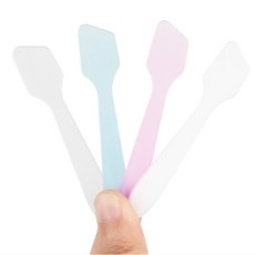 사각몰 미니 스페출라 10P 약소분주걱 피부스파츌라, 화이트