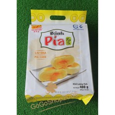 베트남 Banh Pia Liu Sha Pia Cake 솔티드 에그 케잌 40gx12개, 480g, 1개