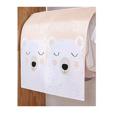 생활공유 행거 옷 의류 옷걸이 커버 보관 부직포 가리개 가림막, 1개, 1개입