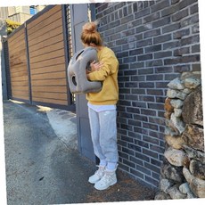 휴대용 목받침 쿠션 낮잠베개 여행 사무실 차량 이동시 목편안 하트모양 부드러운, 상세페이지 참조