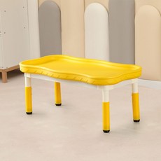 모래놀이 테이블 그림판 샌드아트 촉감놀이 모래판 샌드박스, 34 노란색 리프팅 웨이브 테이블
