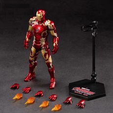 鋼鐵人Mark XLIII可動人偶模型 復仇者聯盟替換手部配件收藏擺件, 1個