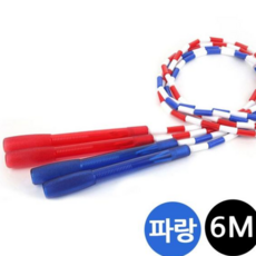 어른줄넘기 나리아 구슬 단체줄넘기 파랑 6M 79000EA 1EA, 본상품