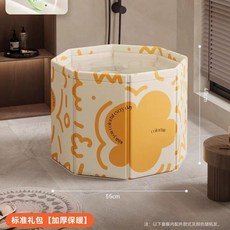 ouchao 折疊泳池，免充氣設計戶外家庭戲水池, 1個, 萌寵桶【50*40】1人,豪華款【七件套】