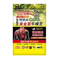 易而安 阿里山黃金薑牛樟芝電氣石精油貼布, 1個, 一包