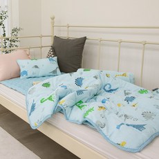 이블랑 어린이집 낮잠이불 풀세트, 티노 블루