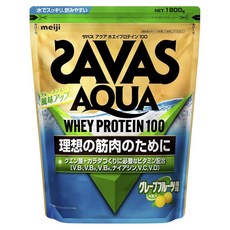 SAVAS Aqua乳清蛋白100+ 檸檬酸西柚口味 [90份] 1 890克, 1個, 1.8kg