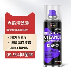 Rurme 車內飾泡沫清潔劑 德國進口原液 99.9%抑菌率, 1個, 【德國品牌】1瓶高泡去污清潔劑（無工具）