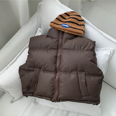 레더패딩조끼 키즈 아동용 데일리 조끼 데일리 베스트