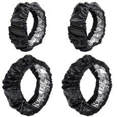 4개 아기용 바퀴 커버 14-16cm 17-20cm 유모차 바퀴 커버 휠체어 보호 커버 방수 바퀴 보호 커버 방진 유모차 액세서리