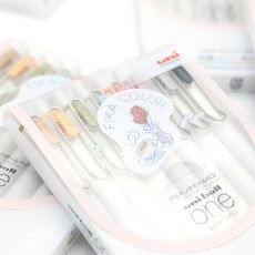 유니볼 원 피카 0.38 8색 세트 UMN-S-38 8C FIKA COLOR, 1개