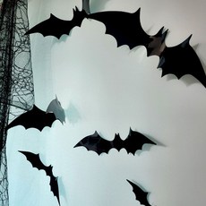 할로윈 박쥐 세트 파티 데코 장식 소품 28입