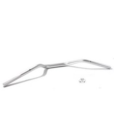 레트로 오토바이 핸들 바 알루미늄 합금 스티어링 휠 로얄 엔필드 XMAX 300 EXC Z1000 스크램블러 초퍼 28mm, 1개