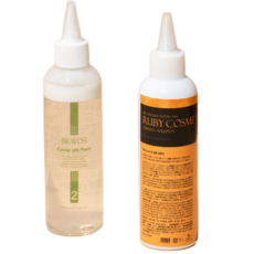 [루비코리아] 코스메 32펌 얇은 모발 극손상 머리 앞머리 탄머리 탈색 염색 중성 파마약