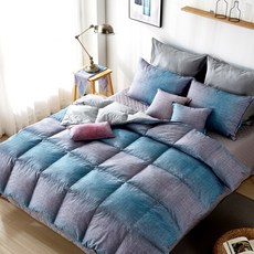 메종아르띠 샤인 거위털 이불, 터키블루