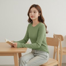 GAT 輕透細棉圓領T