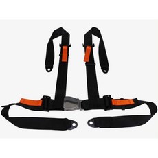 항공기 버클 4점식 안전 좌석 벨트 카트 레이싱 차량, 레드/B 스타일, 1개